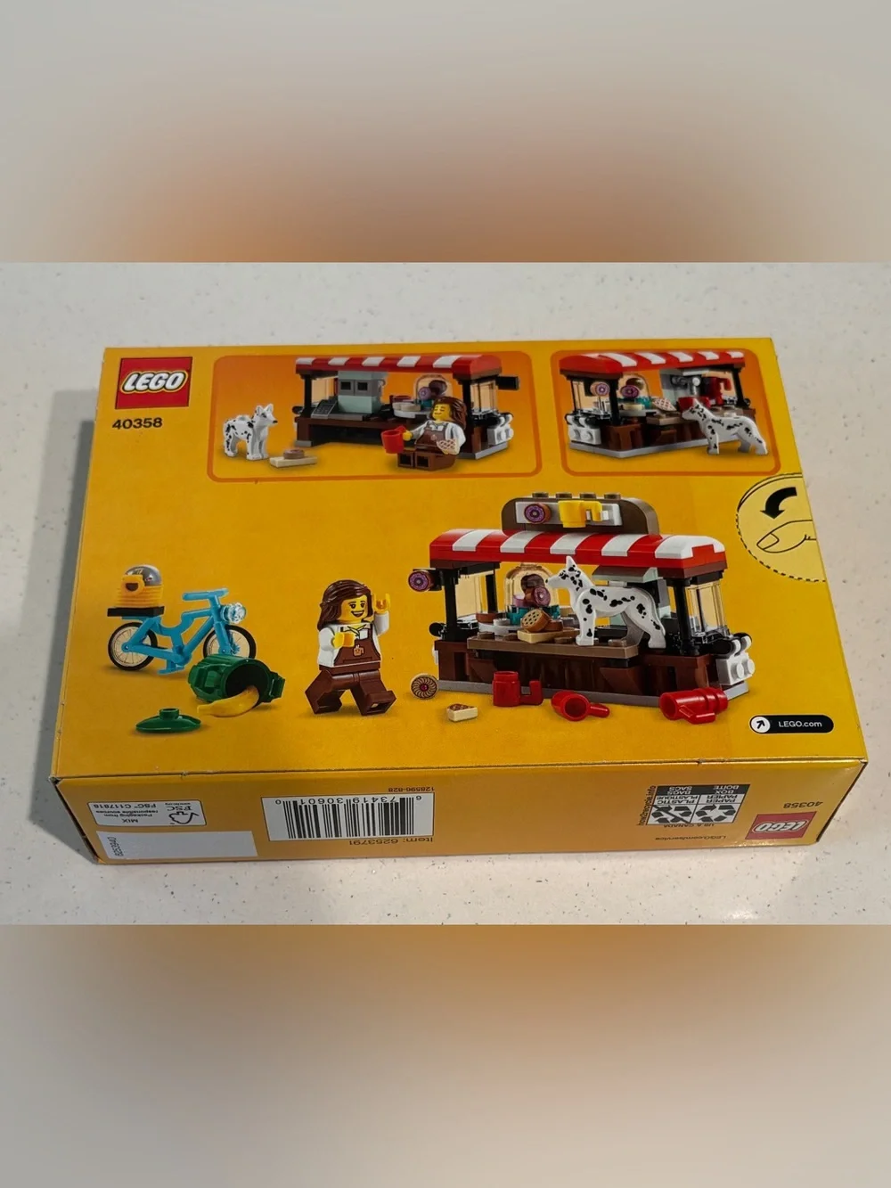 LEGO City Coffee Donut Cart Playset